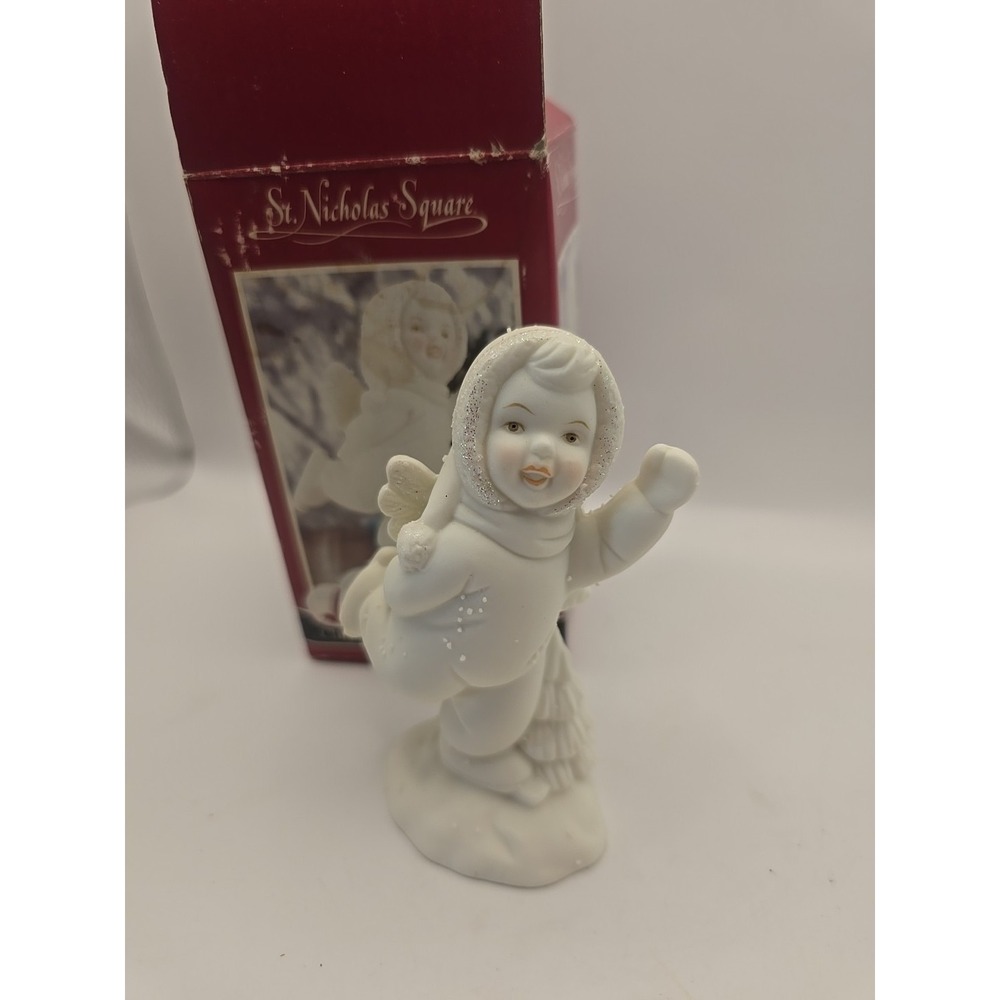St‎ Nicholas Square. Jade Porelain . Ice Skating Angel .